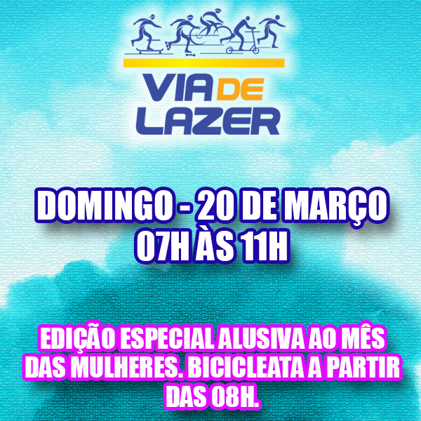 Prefeitura de Eusébio realiza o Via de Lazer no próximo dia 20