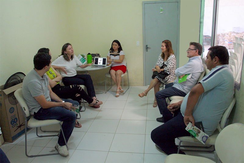 Projeto de Coleta Seletiva recebe  visita de comitiva de Uruburetama