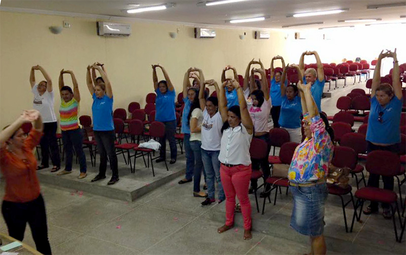 NASF Lagoinha realiza projeto ‘Cuidar de quem Cuida’