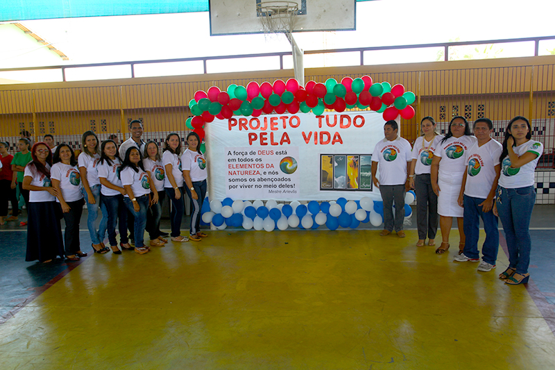 Escola Neusa de Freitas Sá realiza o projeto Tudo Pela Vida que incentiva a solidariedade da comunidade escolar