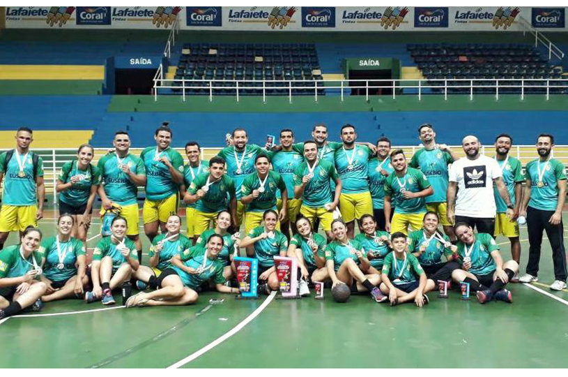 Equipes masculina e feminina do Sport Club Eusébio Handebol sagram-se campeãs da XV Copa Juazeiro