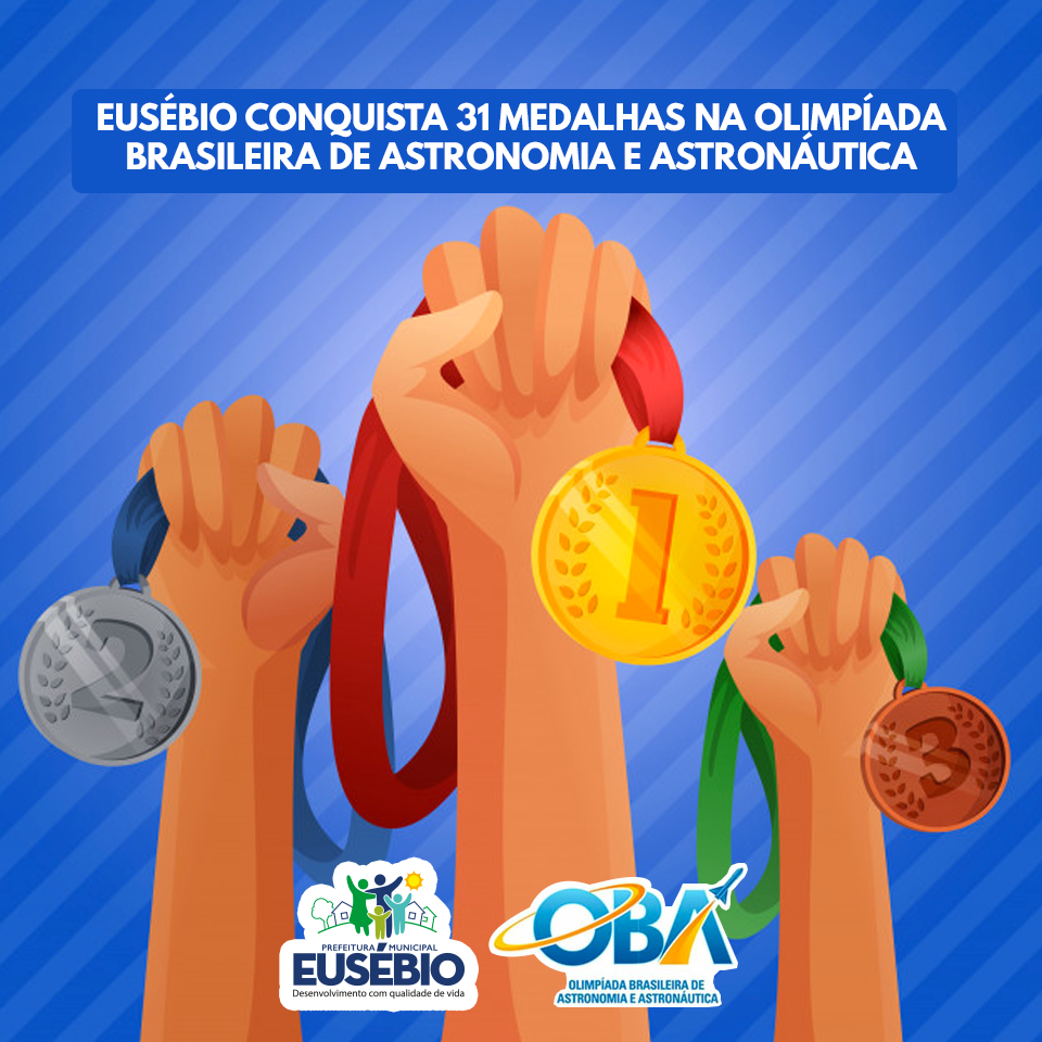 Eusébio conquista 31 medalhas na Olimpíada Brasileira de Astronomia e Astronáutica