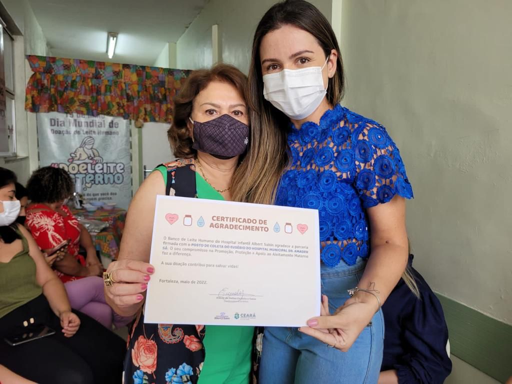 Prefeitura de Eusébio incentiva amamentação através da Sala de Apoio ao Aleitamento Materno do Hospital Amadeu Sá