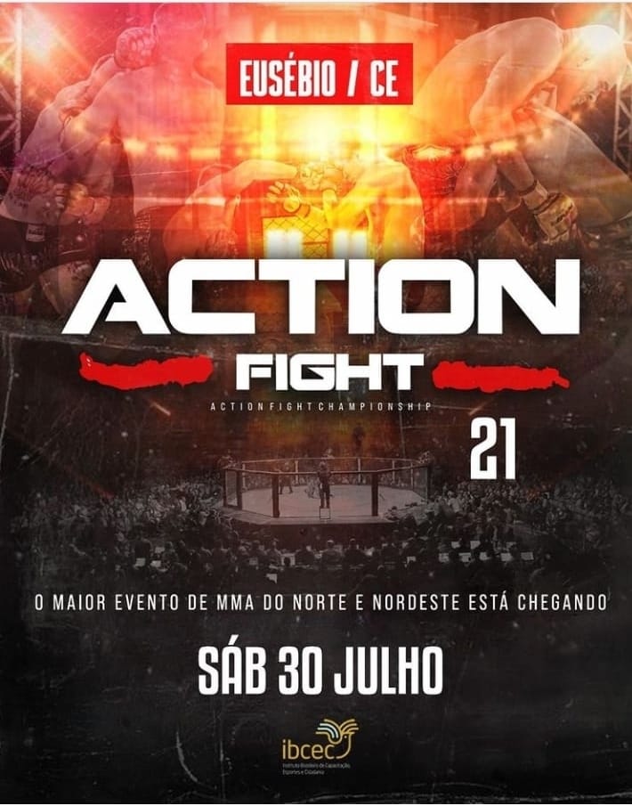 Eusébio recebe Action Fight 21, maior evento de MMA do Norte e Nordeste