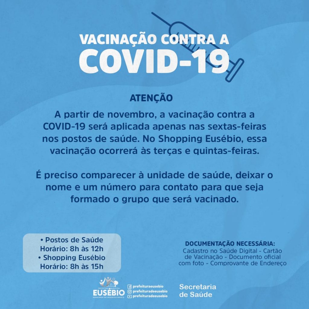 Coordenadoria de Imunização forma grupo para vacinação contra COVID-19