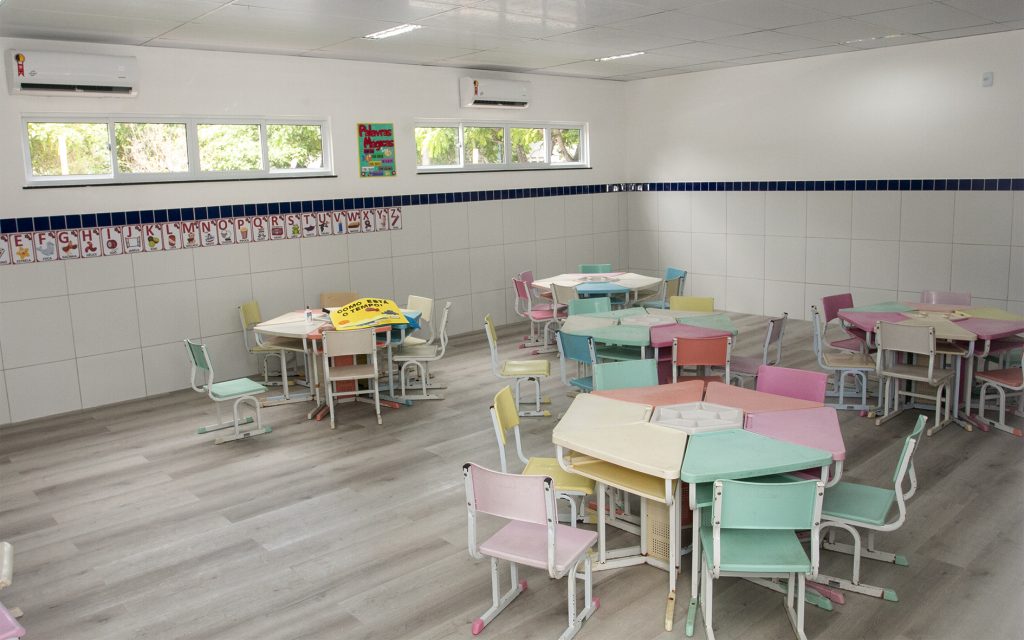 Prefeitura de Eusébio conclui primeira fase de reforma da Escola Edmilson Pinheiro
