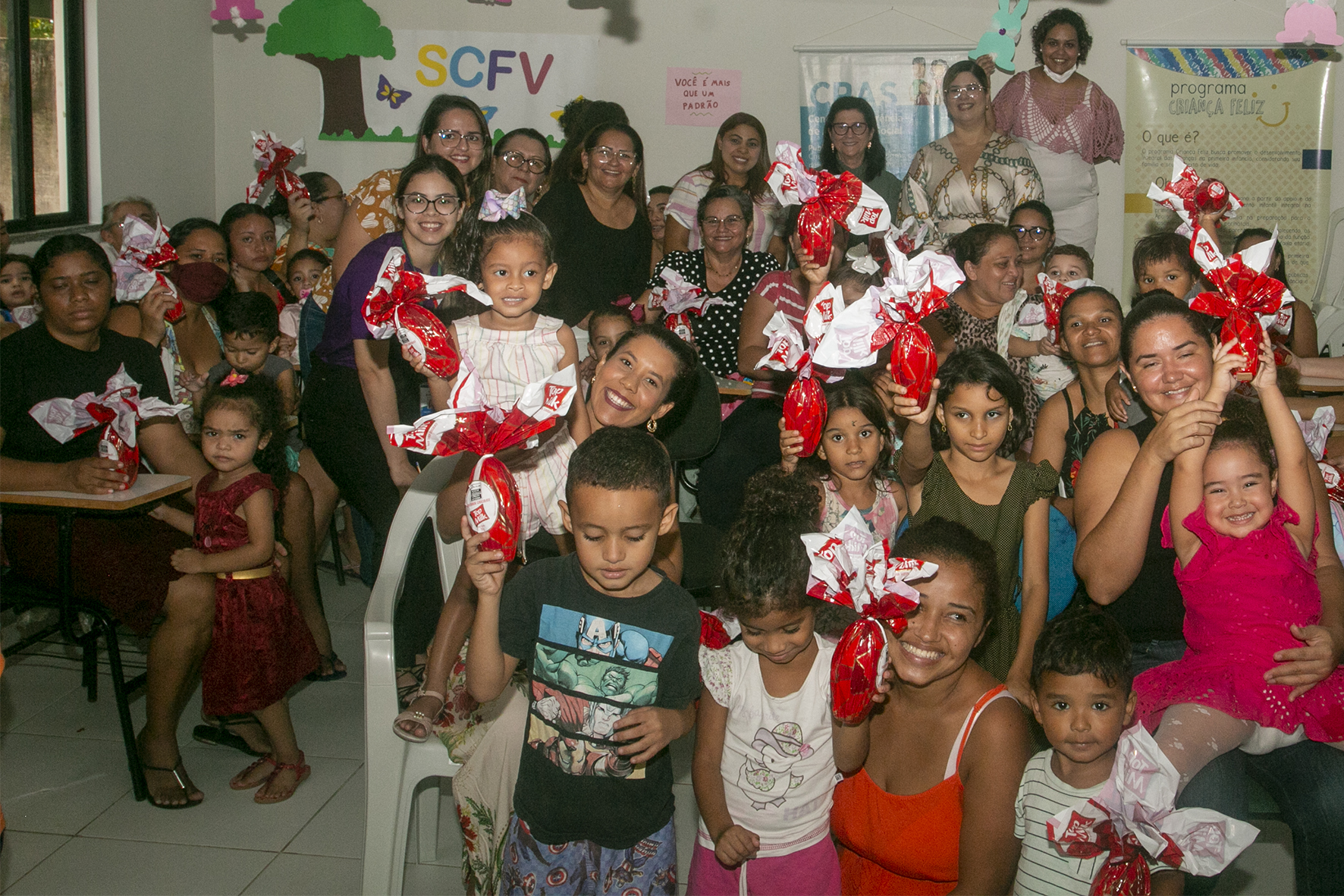 Eusébio realiza Festa da Páscoa para crianças atendidas pelo Programa Criança Feliz