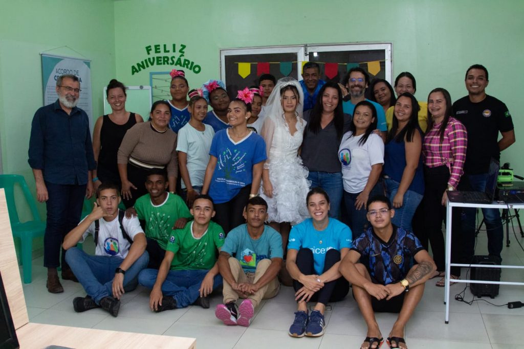 UNICEF de Brasília conhece programas da Escola de Promoção à  Vida