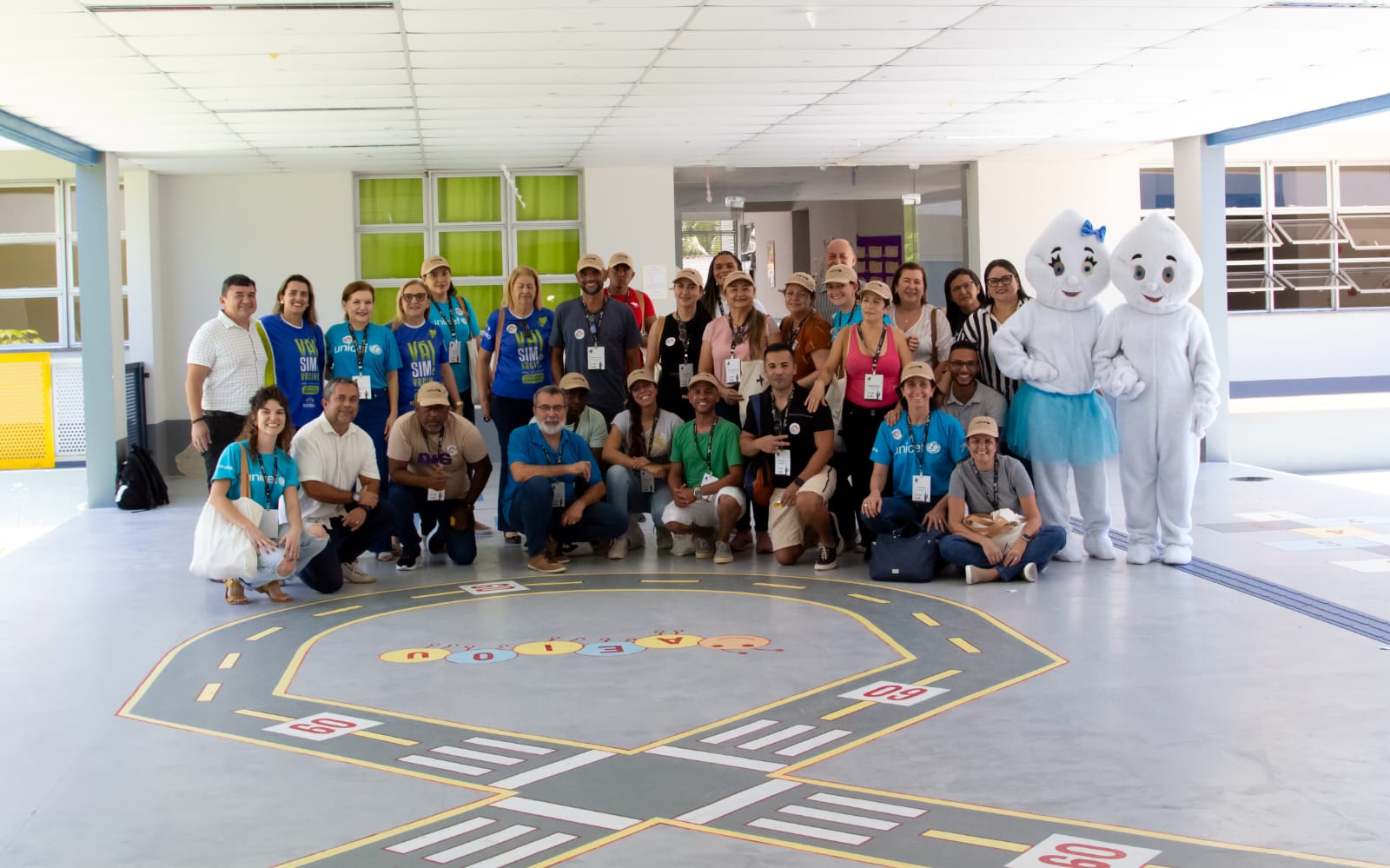 Membros do Unicef e Grupo Profarma visitam CEI Alisson Silva