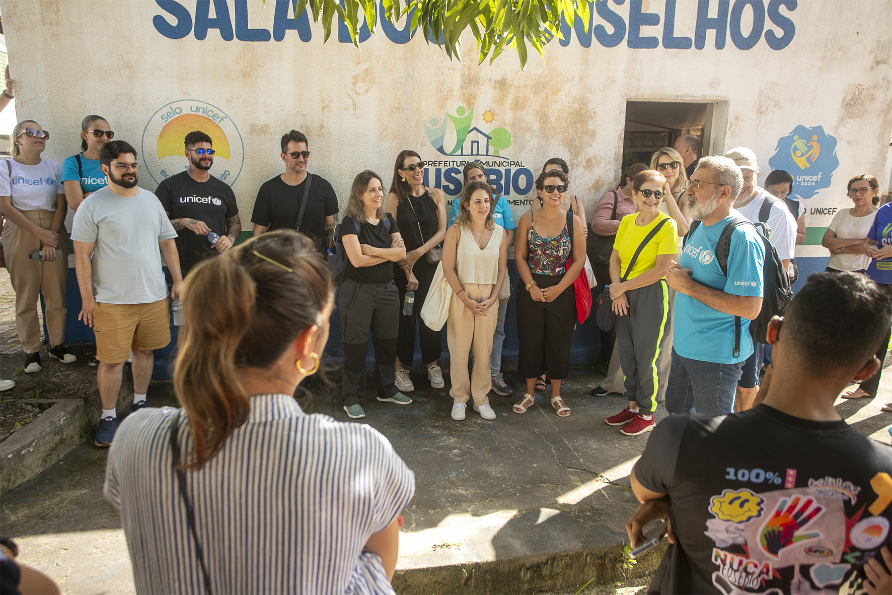Comitiva do Selo Unicef visita Eusébio para conhecer projetos do município
