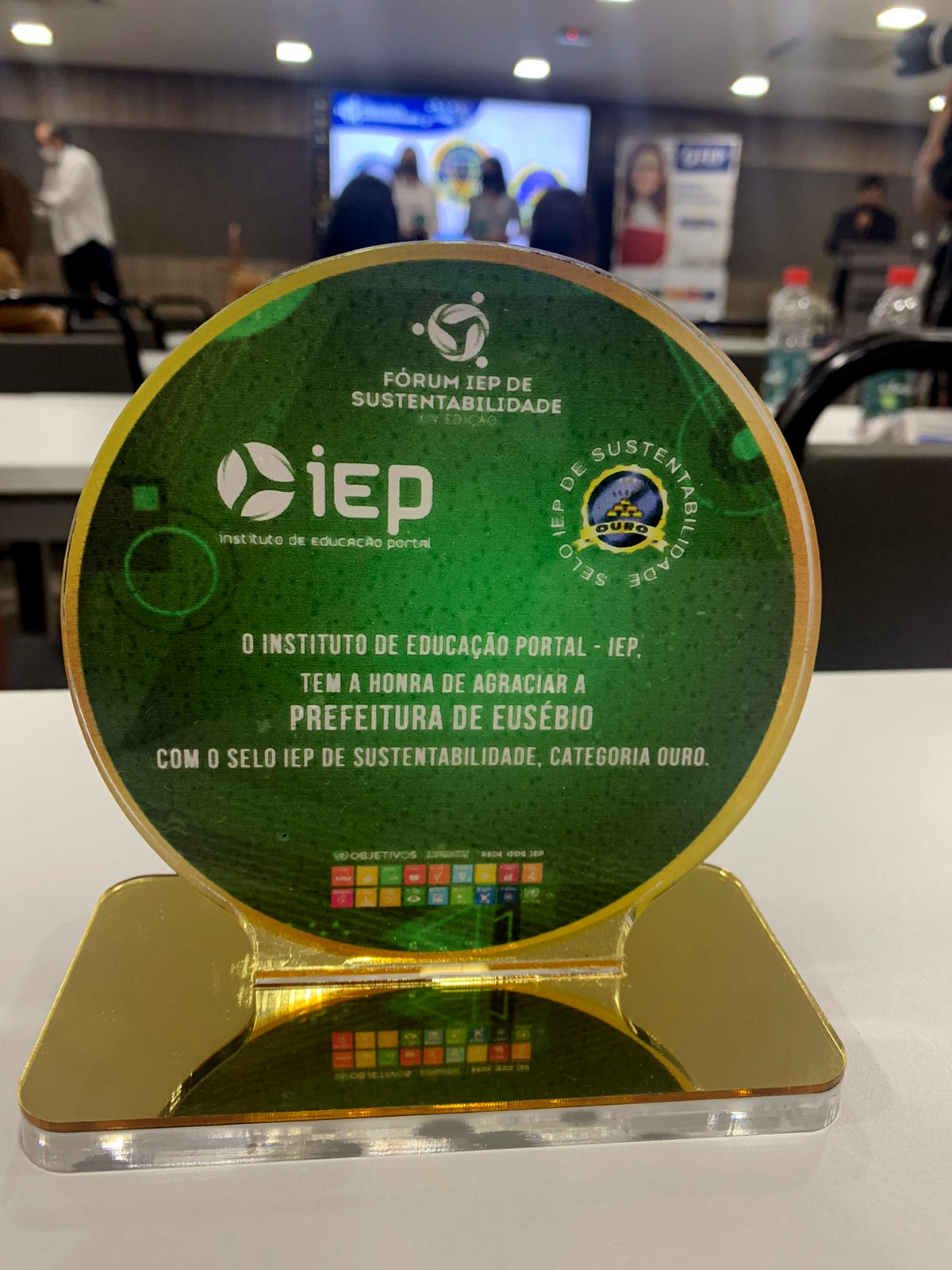 Eusébio recebe Selo IEP de Sustentabilidade, na categoria ouro