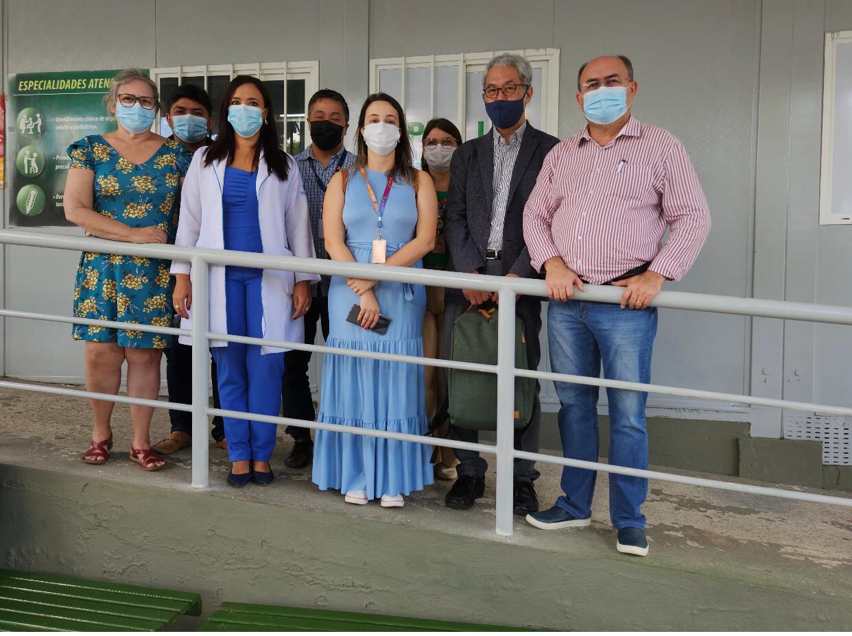 Representantes do Governo Japonês visitam equipamentos de saúde de Eusébio