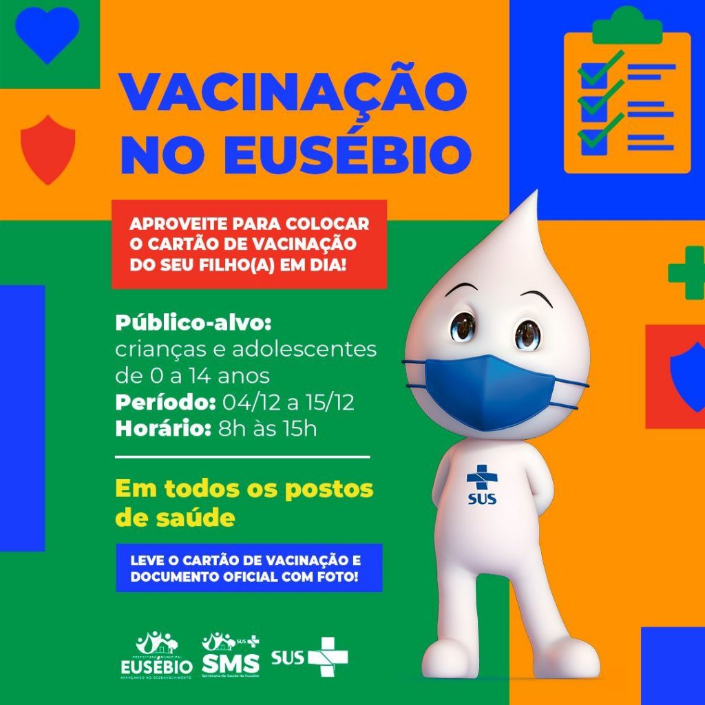 Prefeitura de Eusébio realiza vacinação até 15 de dezembro