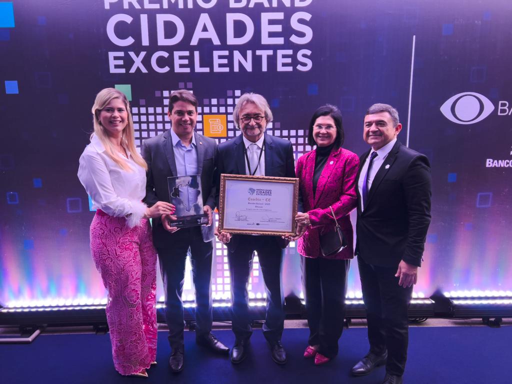 Eusébio é campeão nacional no pilar Educação no Prêmio Band Cidades Excelentes