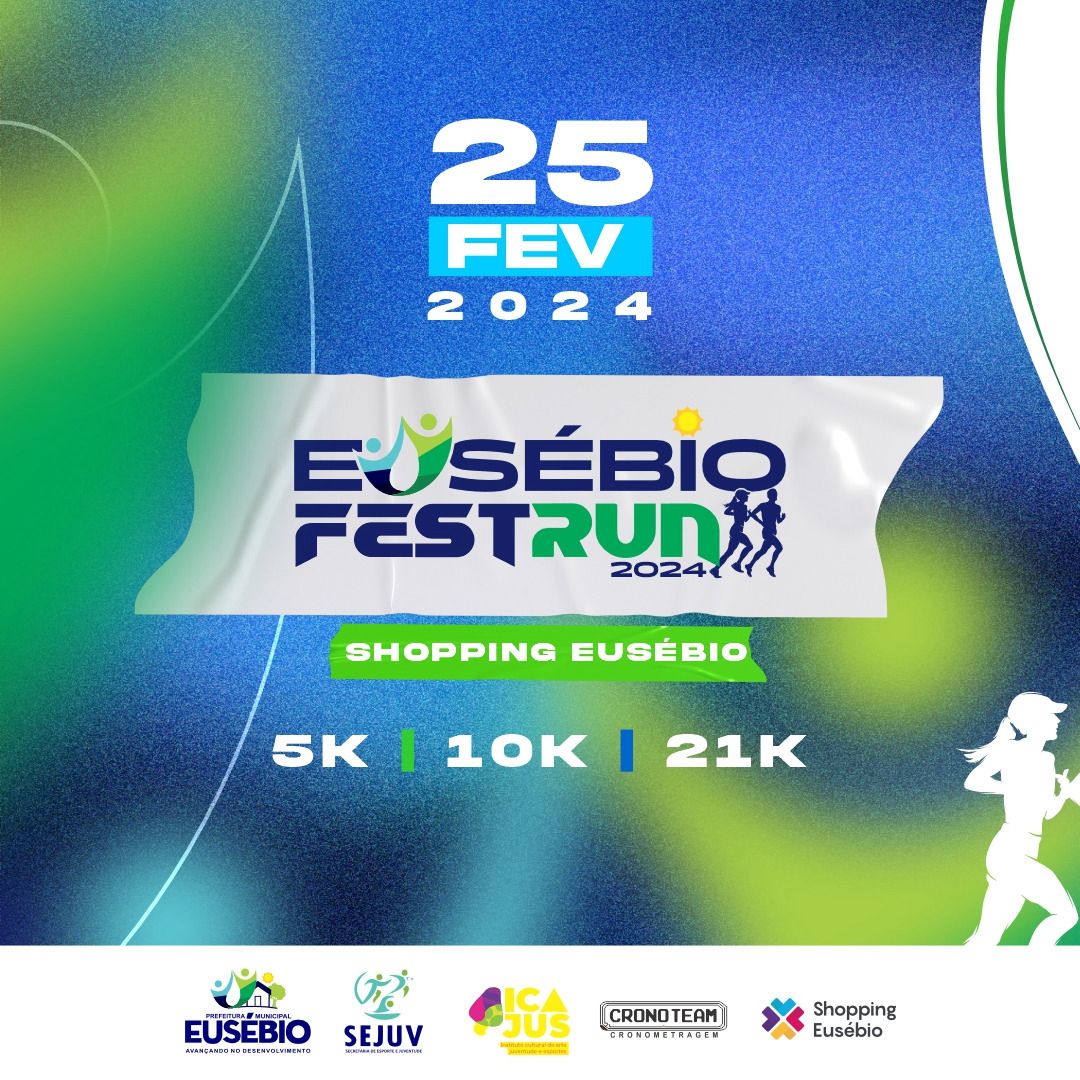 Eusébio Fest Run 2024 será realizado dia 25 de fevereiro