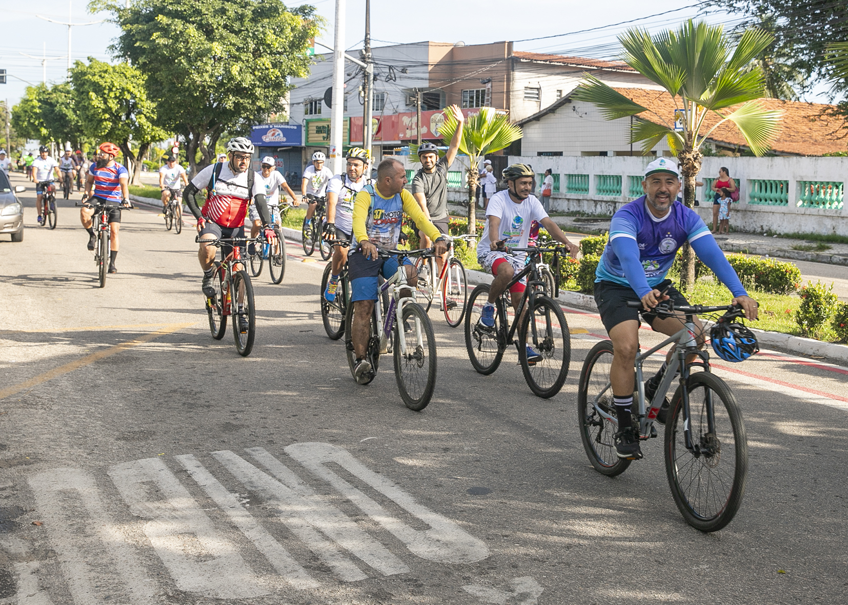 Prefeitura de Eusébio inaugura Ciclofaixa com Pedalada ecológica